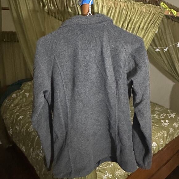 Columbia Gray Full-Zip Fleece Jacket Size S - Picture 2 of 7